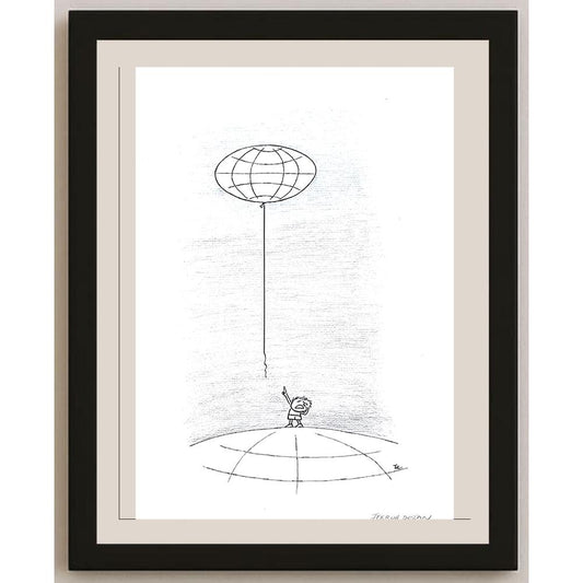 Ferruh Doğan 43x30cm Orijinal Karikatür BOD03623