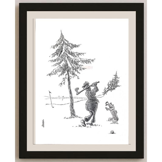 Eray Özbek 43x30cm Orijinal Karikatür BOD03624