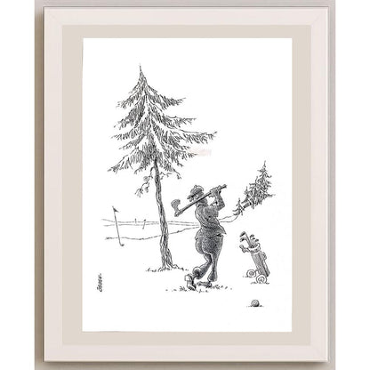 Eray Özbek 43x30cm Orijinal Karikatür BOD03624