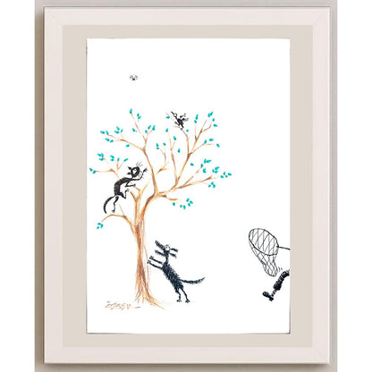 Eray Özbek 43x30cm Orijinal Karikatür BOD03628