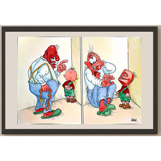 Igor Nikitin 29x21cm Orijinal Karikatür BOD03629