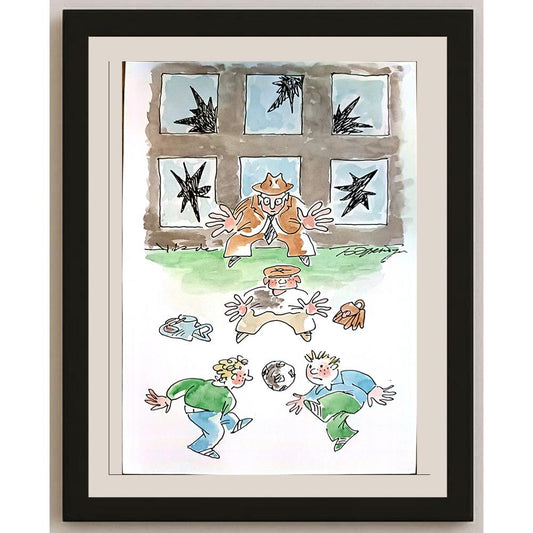 Boris Erenburg 29x21cm Orijinal Karikatür BOD03634