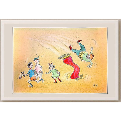 Jiri Mikulecky 29x21cm Orijinal Karikatür BOD03645