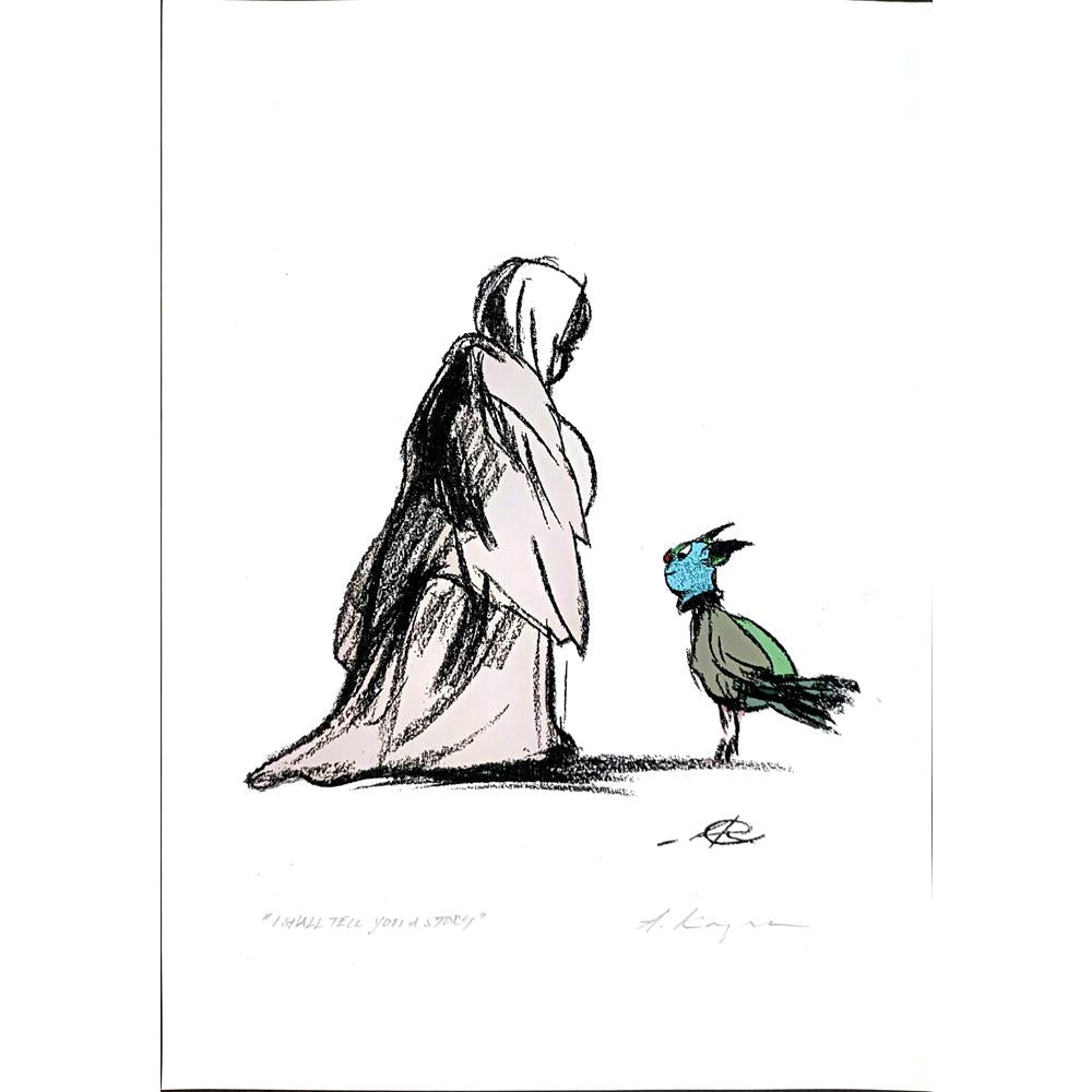 Adam Korpak 29x21cm Orijinal Karikatür BOD03647