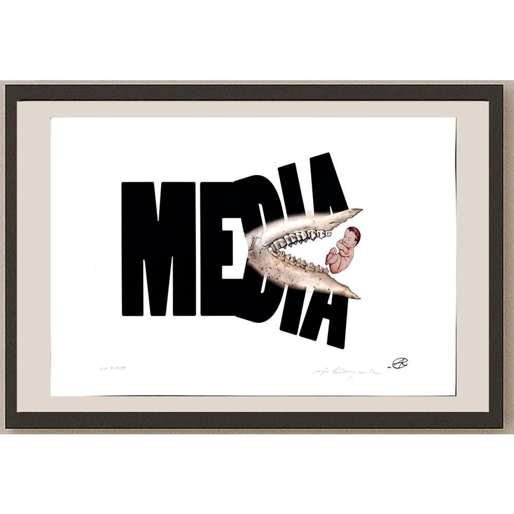 Adam Korpak 29x21cm Orijinal Karikatür BOD03649