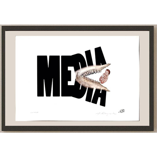 Adam Korpak 29x21cm Orijinal Karikatür BOD03649
