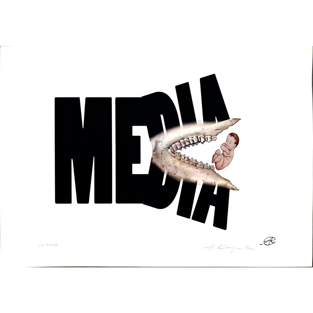 Adam Korpak 29x21cm Orijinal Karikatür BOD03649