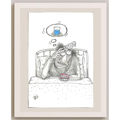 Payam Pourfalah 29x21cm Orijinal Karikatür BOD03650
