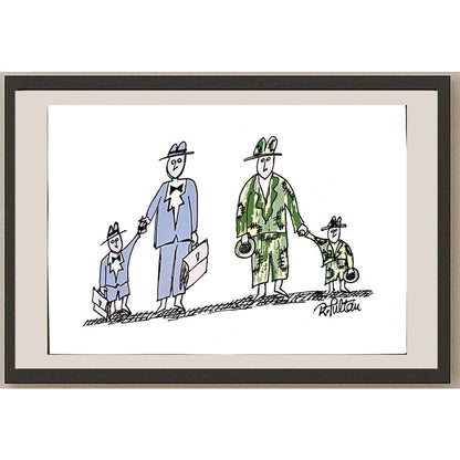 Reshad Sultanovic 29x21cm Orijinal Karikatür BOD03658