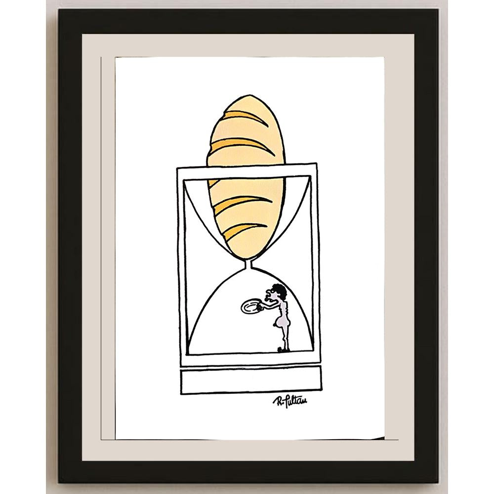 Reshad Sultanovic 29x21cm Orijinal Karikatür BOD03659