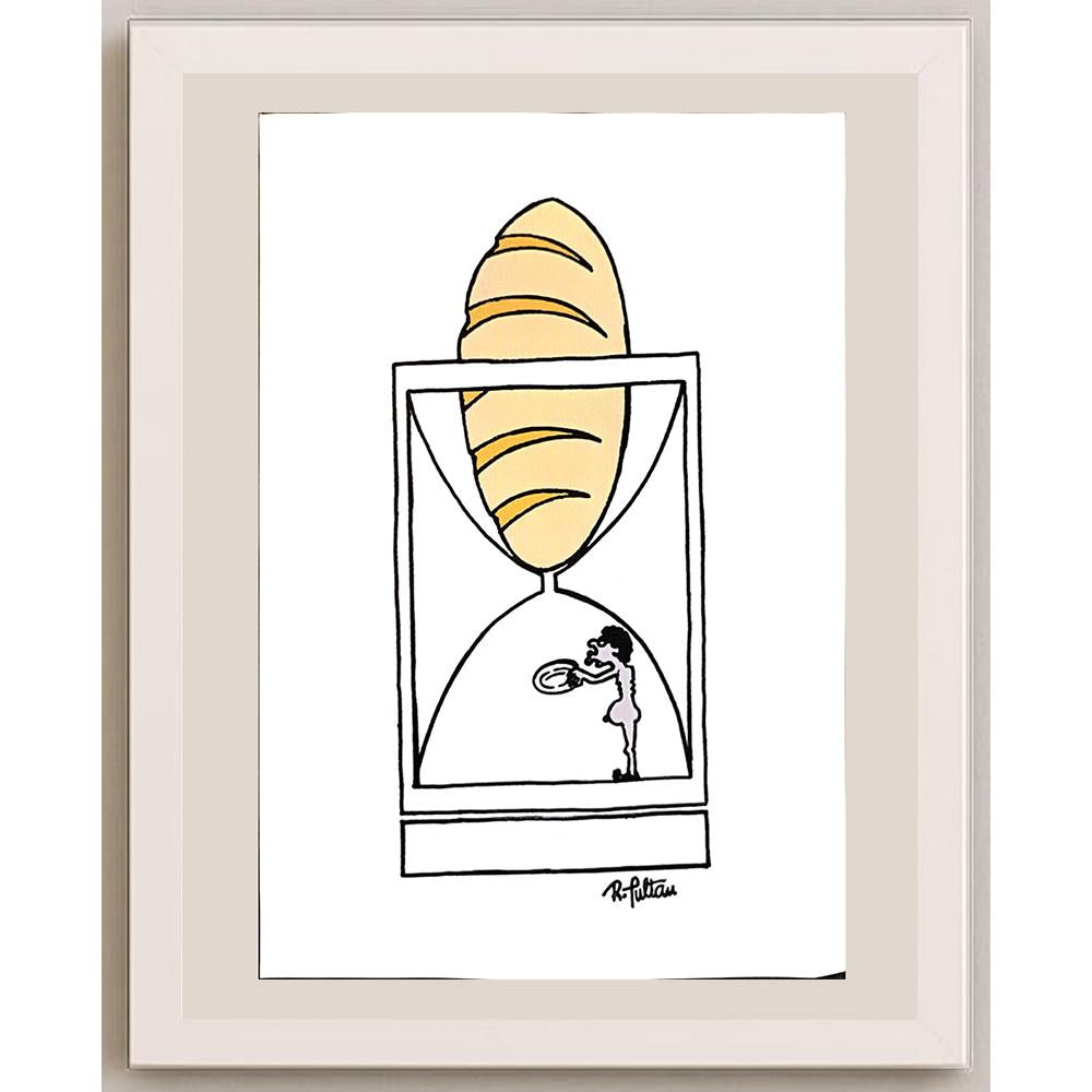 Reshad Sultanovic 29x21cm Orijinal Karikatür BOD03659