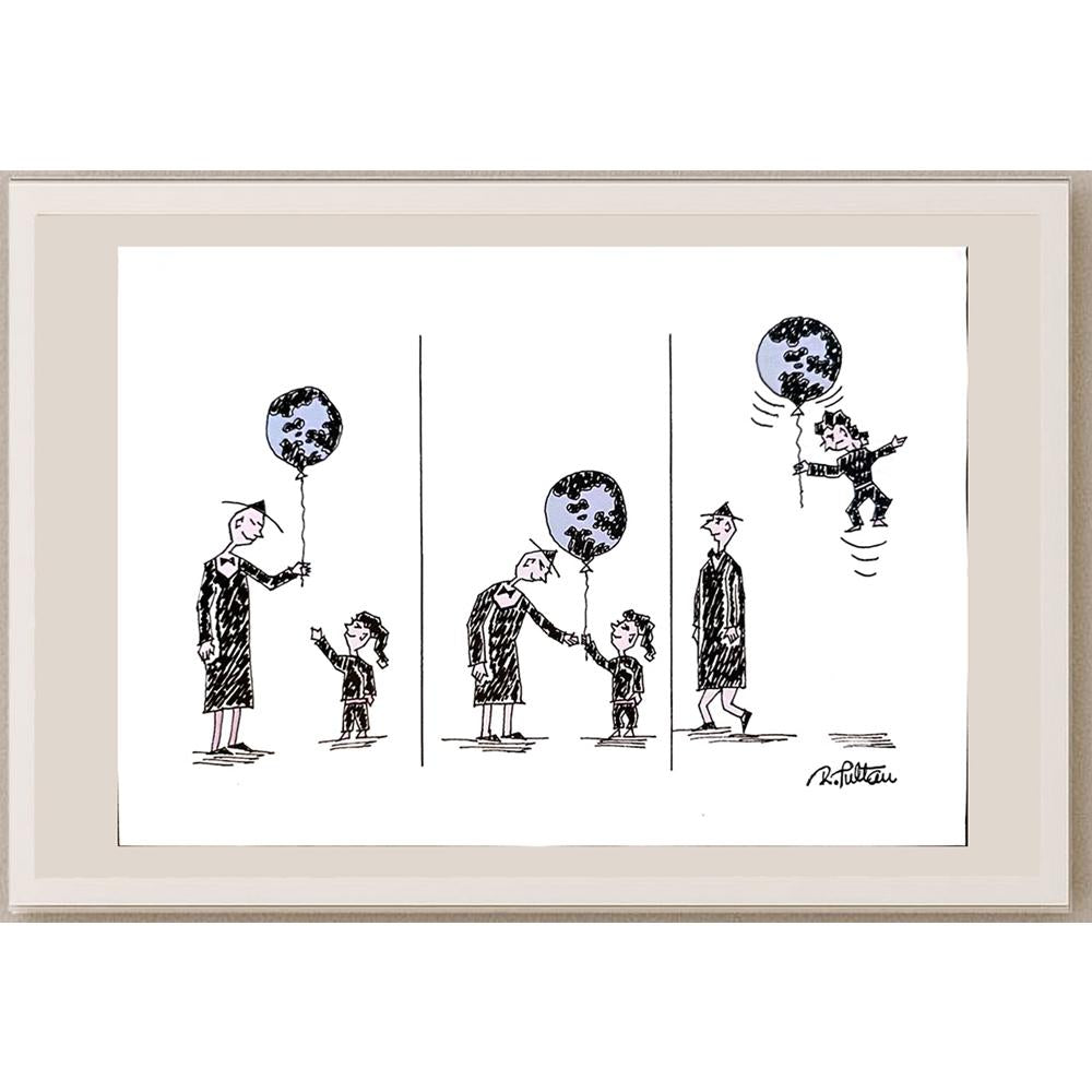 Reshad Sultanovic 29x21cm Orijinal Karikatür BOD03660