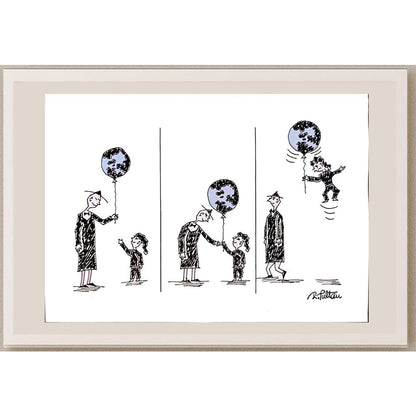Reshad Sultanovic 29x21cm Orijinal Karikatür BOD03660