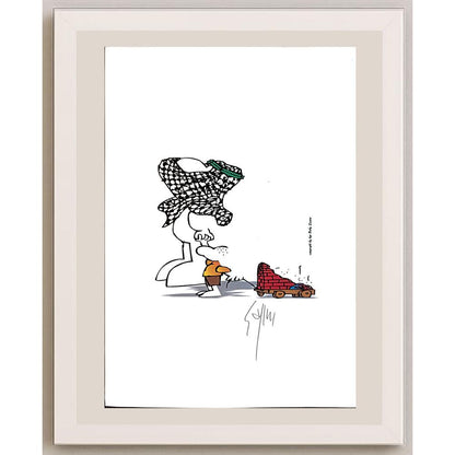 Sajini Ugo Alesssandro 29x21cm Orijinal Karikatür BOD03662