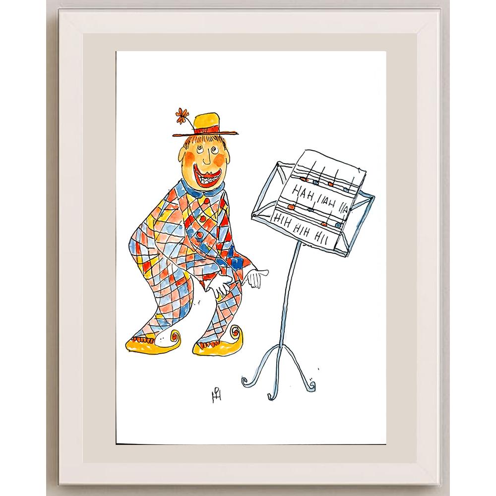 Heino Partanen 29x21cm Orijinal Karikatür BOD03663