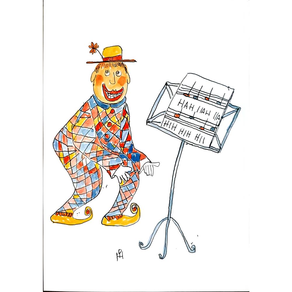 Heino Partanen 29x21cm Orijinal Karikatür BOD03663