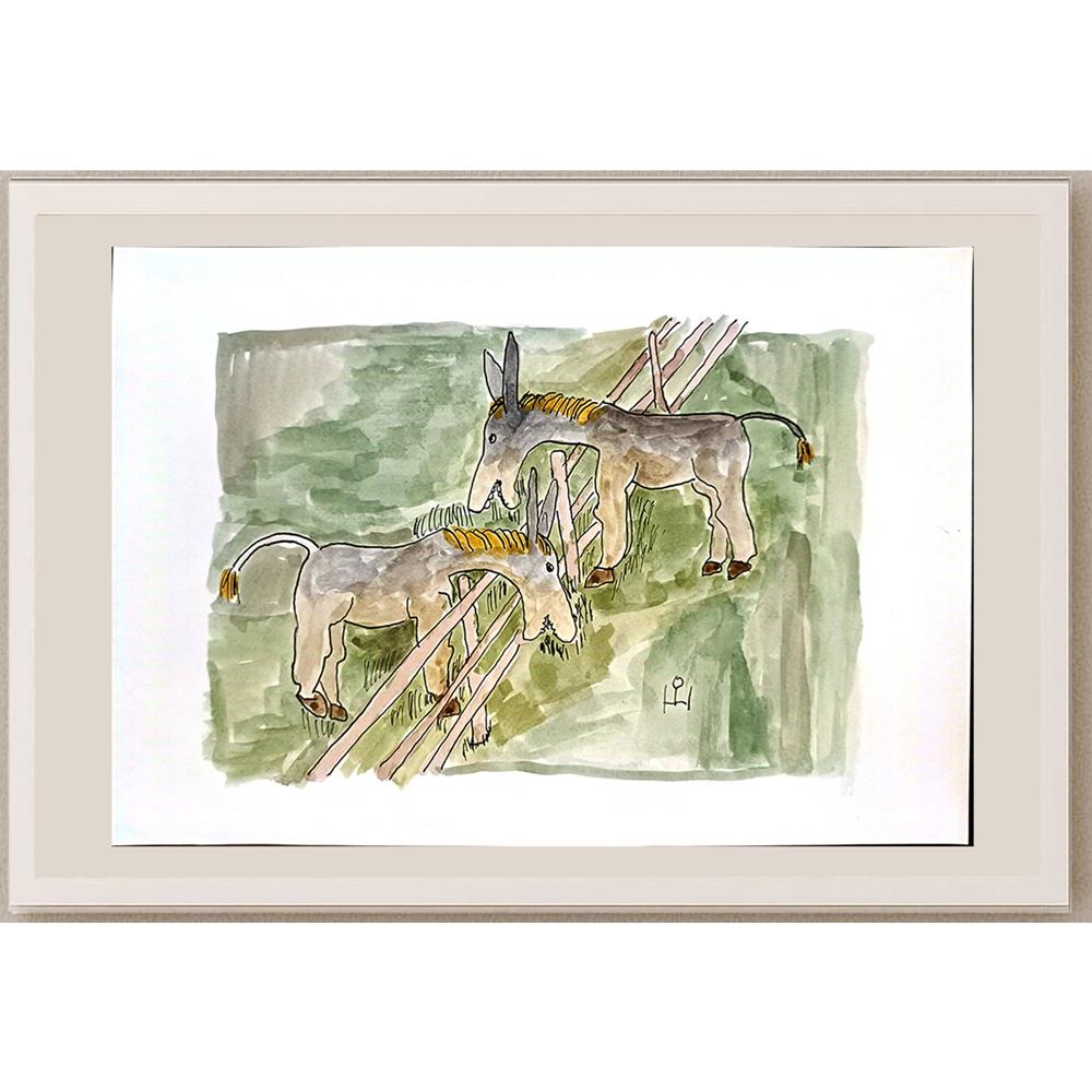 Heino Partanen 29x21cm Orijinal Karikatür BOD03664