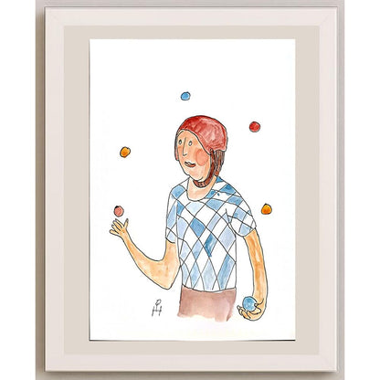 Heino Partanen 29x21cm Orijinal Karikatür BOD03665
