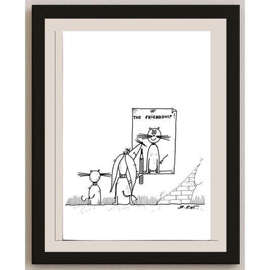 Beppe Battaçlia 29x21cm Orijinal Karikatür BOD03667