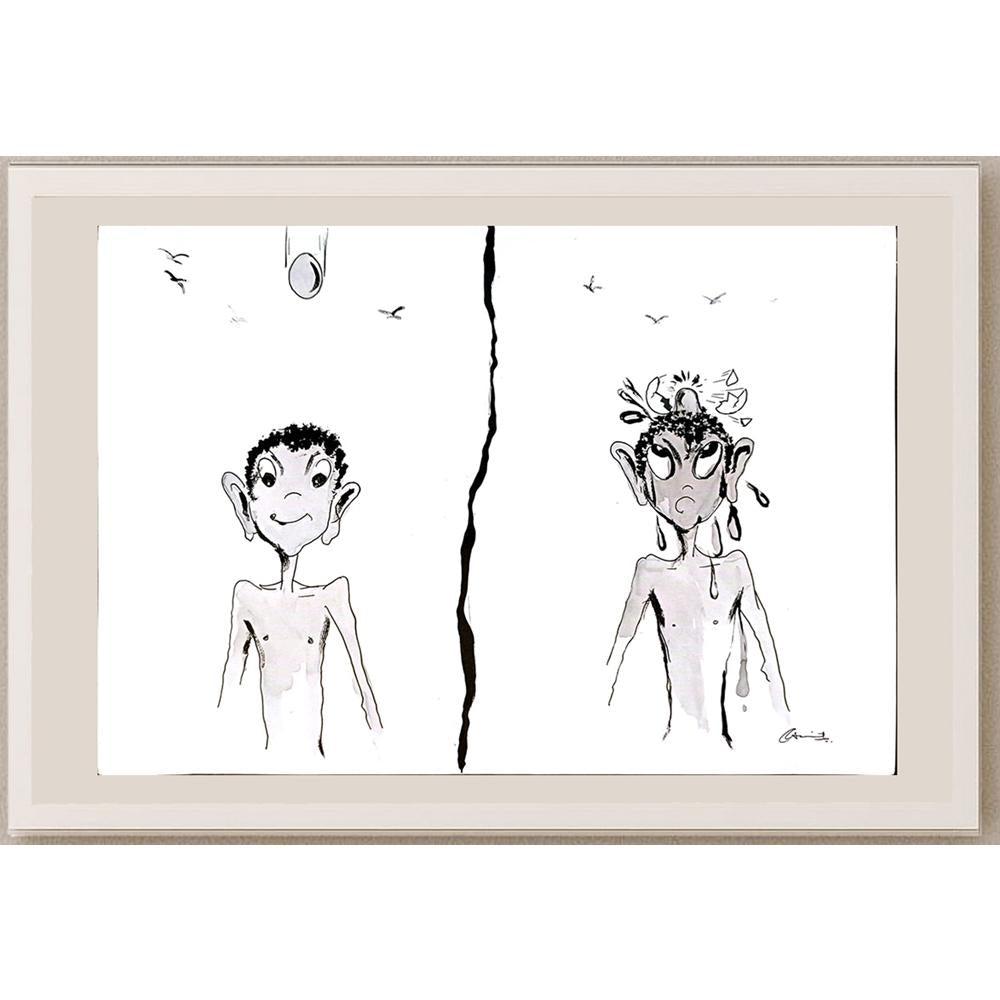 Amit Kumar 29x21cm Orijinal Karikatür BOD03670