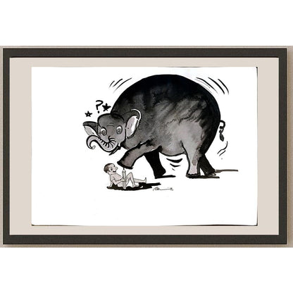 Amit Kumar 29x21cm Orijinal Karikatür BOD03674