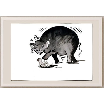Amit Kumar 29x21cm Orijinal Karikatür BOD03674