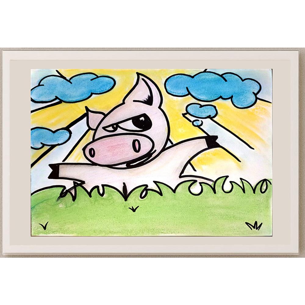 Sadkowski Dawid 29x21cm Orijinal Karikatür BOD03676