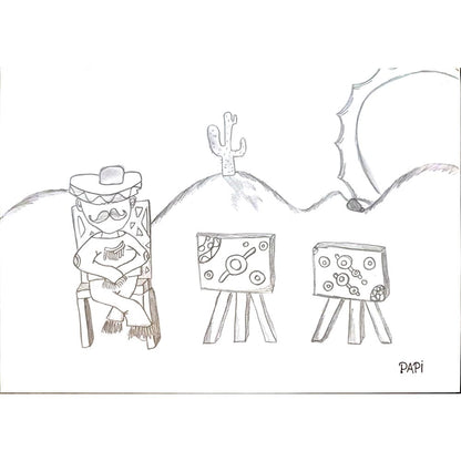 Patryk Janiak 29x21cm Orijinal Karikatür BOD03679