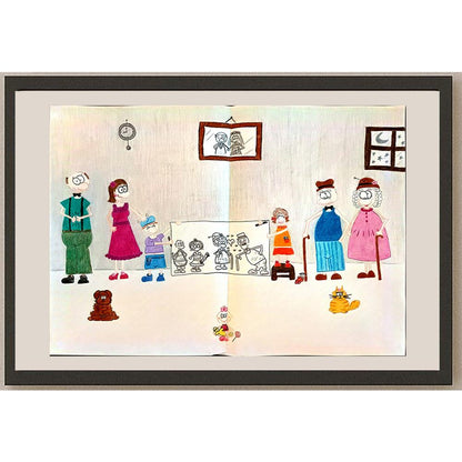 Fahime Khalaj 43x30cm Orijinal Karikatür BOD03689