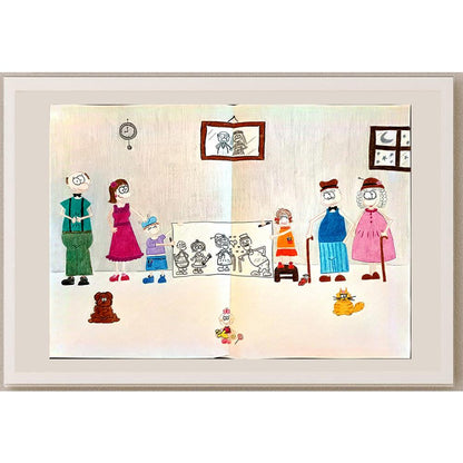 Fahime Khalaj 43x30cm Orijinal Karikatür BOD03689