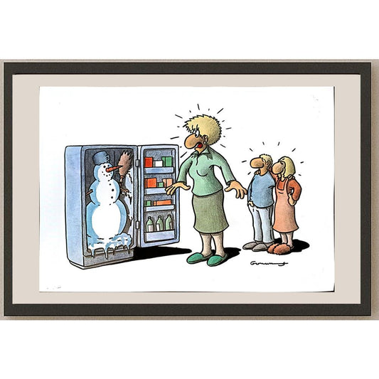 Goran Milenkovic 29x21cm Orijinal Karikatür BOD03691