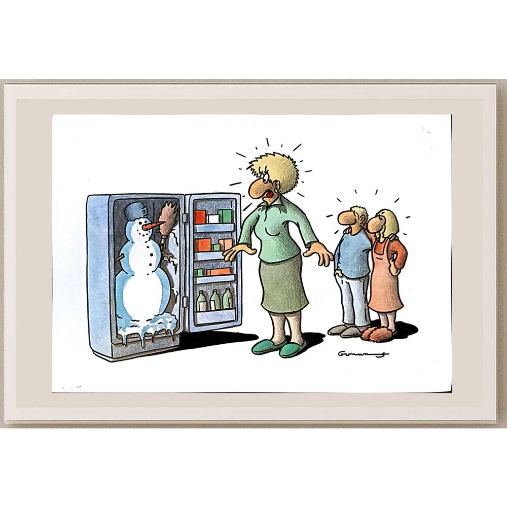 Goran Milenkovic 29x21cm Orijinal Karikatür BOD03691