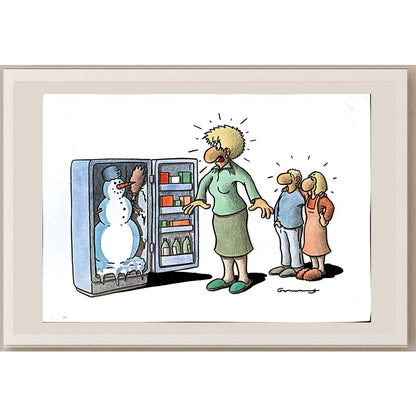Goran Milenkovic 29x21cm Orijinal Karikatür BOD03691