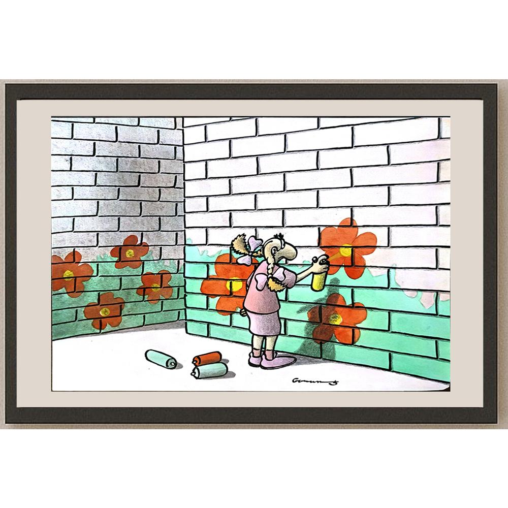 Goran Milenkovic 29x21cm Orijinal Karikatür BOD03692