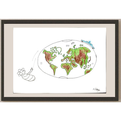 Severin Sikanja 29x21cm Orijinal Karikatür BOD03696