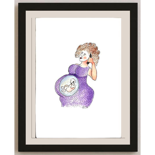 Zidarov Veselin 29x21cm Orijinal Karikatür BOD03698