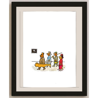 Cor Den Dulk 29x21cm Orijinal Karikatür BOD03705