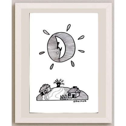 Michal Graczyk 29x21cm Orijinal Karikatür BOD03710