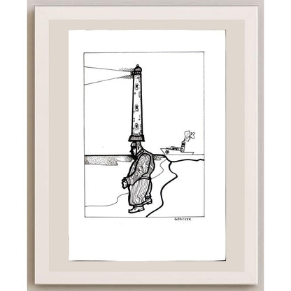 Michal Graczyk 29x21cm Orijinal Karikatür BOD03714