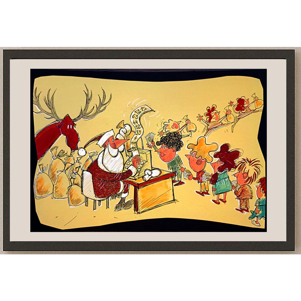 Midhat Ajanovic 29x21cm Orijinal Karikatür BOD03718