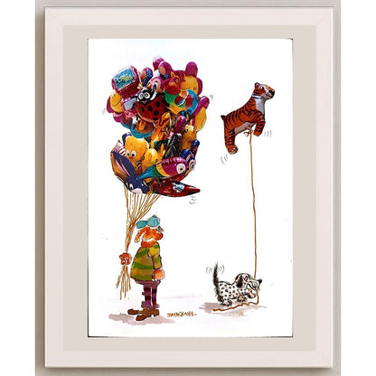 Bacoulis Serafim 29x21cm Orijinal Karikatür BOD03729