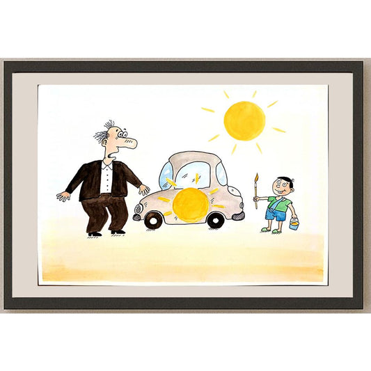 Valeri Tarasenko 29x21cm Orijinal Karikatür BOD03732