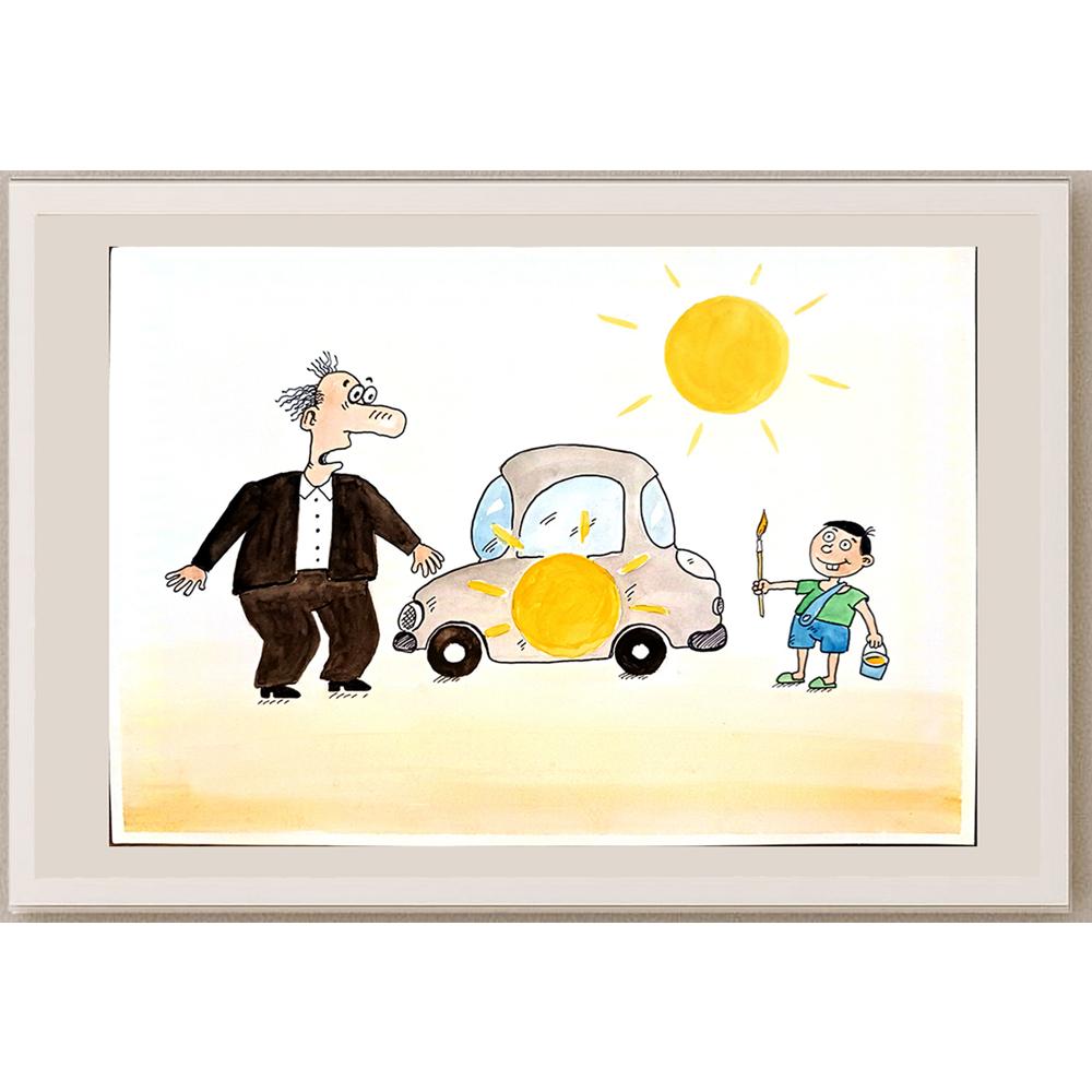Valeri Tarasenko 29x21cm Orijinal Karikatür BOD03732