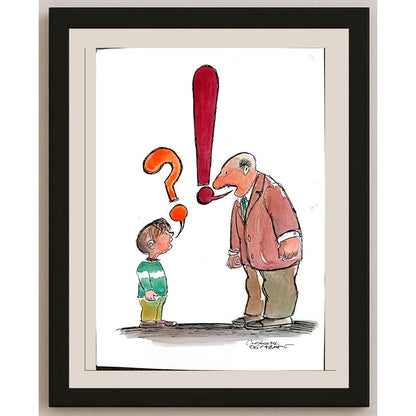 Slobodan Obradovic 29x21cm Orijinal Karikatür BOD03740