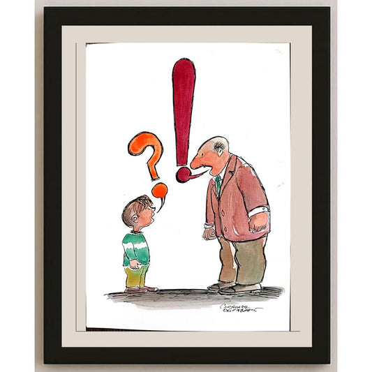Slobodan Obradovic 29x21cm Orijinal Karikatür BOD03740