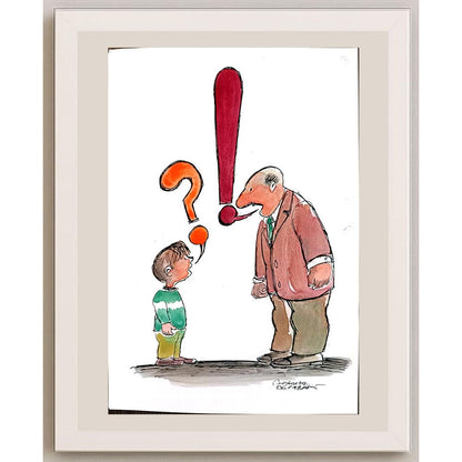 Slobodan Obradovic 29x21cm Orijinal Karikatür BOD03740