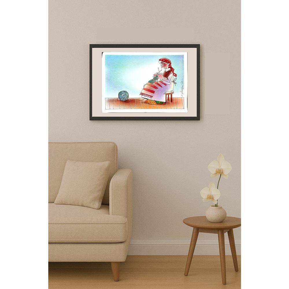 Lubomir Kotrha 29x21cm Orijinal Karikatür BOD03741