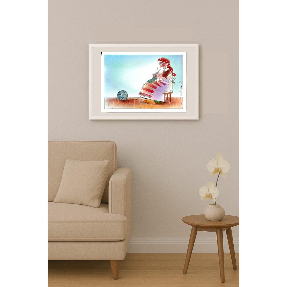 Lubomir Kotrha 29x21cm Orijinal Karikatür BOD03741