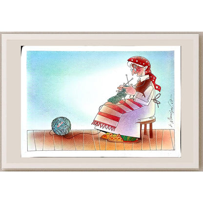 Lubomir Kotrha 29x21cm Orijinal Karikatür BOD03741