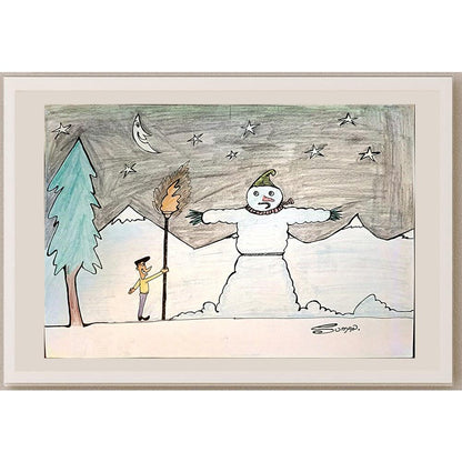 Thipparapu Suman Kumar 29x21cm Orijinal Karikatür BOD03747